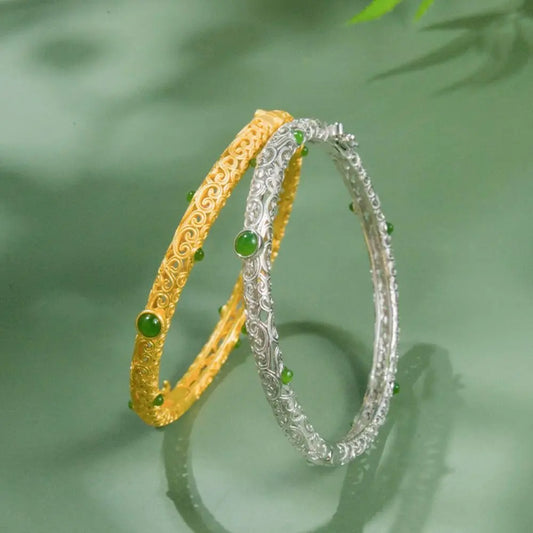 Jewelry Accessories Fashion Bracelet Vintage Ethnic Style Fortune Bracelet Handicraft Luxury Exquisite Hand Bangle Decoration