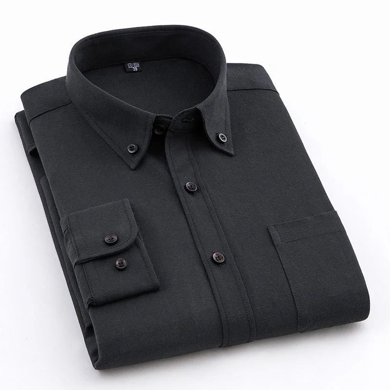 2023 Men's Clothing Spring Summer Autumn Thin Fashion Business Casual Formal Plaid Button Comfortable Turn-down Collar Shirts