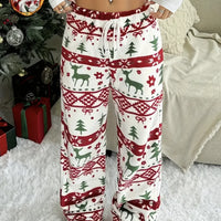 Women's clothing elegant casual fashionable outdoor sports warm home, elastic autumn and winter long pants Women's clothing