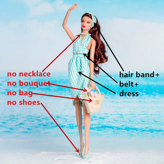 Fashion Designed styles Toy accessories dressess clothes for your BB Xianxian FR 1/6 scale dolls Supermodel Dolls
