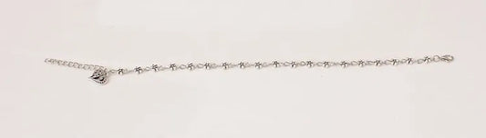 New Fashion Women Silver Color Bead Chain Anklet Ankle Bracelet Barefoot Sandal Beach Foot Jewelry Fashion Accessory