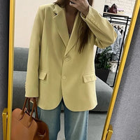 Women's Clothing 2025 Summer New Fashion Loose Casual Simple Long Sleeved Jacket Top