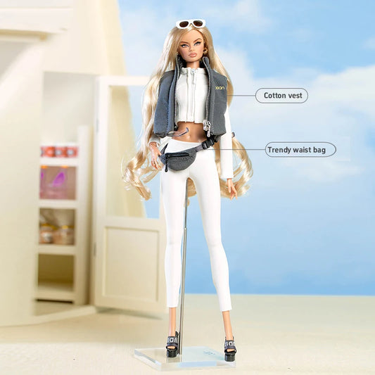For 30cm Xianxian Supermodel Accessory Clothes Accessory Apres Series Fashion Casual Sportswear Trend Dress Up Set For 1/6 Babi