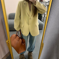Women's Clothing 2025 Summer New Fashion Loose Casual Simple Long Sleeved Jacket Top