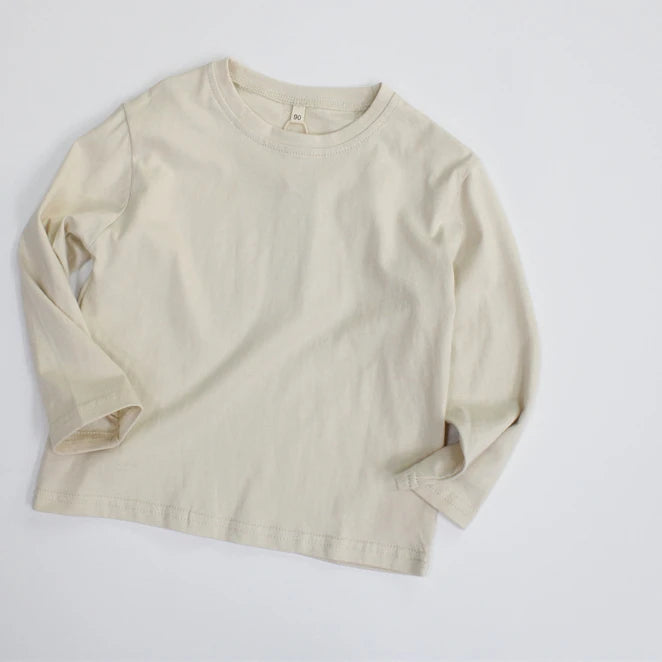 Children's Clothing 2024 New Spring Bottom Shirt Children's Long Sleeved T-shirt Baby Top Casual and Trendy Style