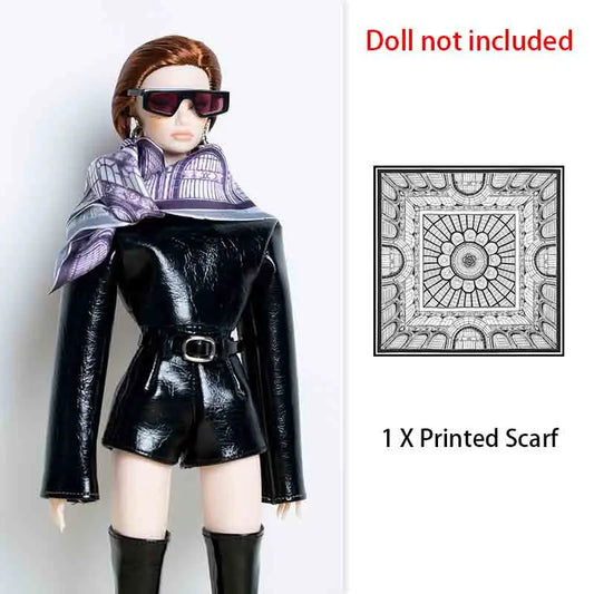 1/6 Doll Clothes Accessories Trendy Street Style Xianxian Supermodel COOL GIRL3 Cool Modern Girl Clothes For 30cm Babi Dress Up
