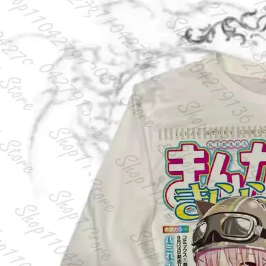 Woman Clothes for Women Spring 2025 Woman Clothing Female 2000s Clothes Y2k Top Graphic Tees Y2k Kitty Harajuku Women's T-shirts