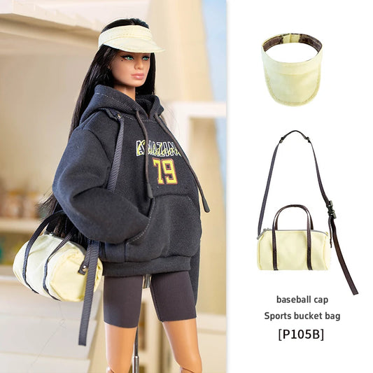 For 30cm Xianxian Supermodel Accessory Clothes Accessory Apres Series Fashion Casual Sportswear Trend Dress Up Set For 1/6 Babi