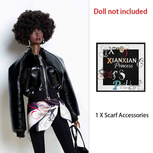 1/6 Doll Clothes Accessories Trendy Street Style Xianxian Supermodel COOL GIRL3 Cool Modern Girl Clothes For 30cm Babi Dress Up