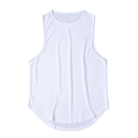 Men's Clothing Bodybuilding Gym T-shirts for Men Basketball Man Sleeveless Shirt T-shirt Vest Summer Clothes Tops Tees
