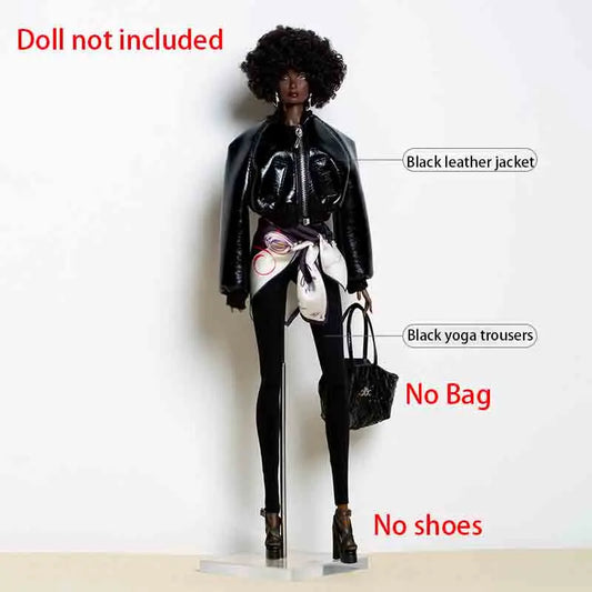 1/6 Doll Clothes Accessories Trendy Street Style Xianxian Supermodel COOL GIRL3 Cool Modern Girl Clothes For 30cm Babi Dress Up