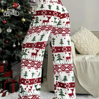 Women's clothing elegant casual fashionable outdoor sports warm home, elastic autumn and winter long pants Women's clothing