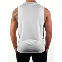 Men's Gym Clothing DO THE WORK Printed Sports Quick Dry Bodybuilding Shirts Casual Breathable Mesh O-neck Muscle Fitness Vests