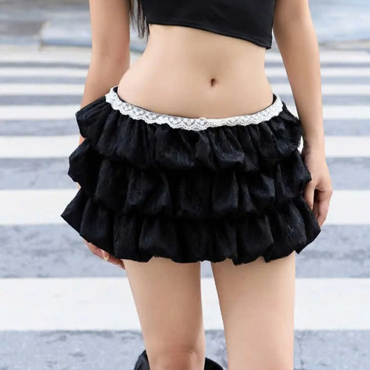 Women's Clothing 2026 Spring New Fashion Sweet Temperament Pleated Cake Sexy Skirt