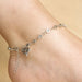 New Fashion Women Silver Color Bead Chain Anklet Ankle Bracelet Barefoot Sandal Beach Foot Jewelry Fashion Accessory