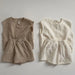 Children's Clothing Set 2025 New Summer Boy's Suit Comfortable Solid Color Top+Short CasualTwo-piece Suit.
