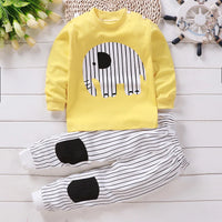 Kids Clothes Children Sets Children's Clothing Boys Girls Cotton Autumn Winter Clothing Pants Sleepwear Underwear Christmas Gift