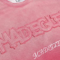 Men Clothing High street New Trend Heavy Industry Washed Embroidered Antique-style Sweatshirt for men and women