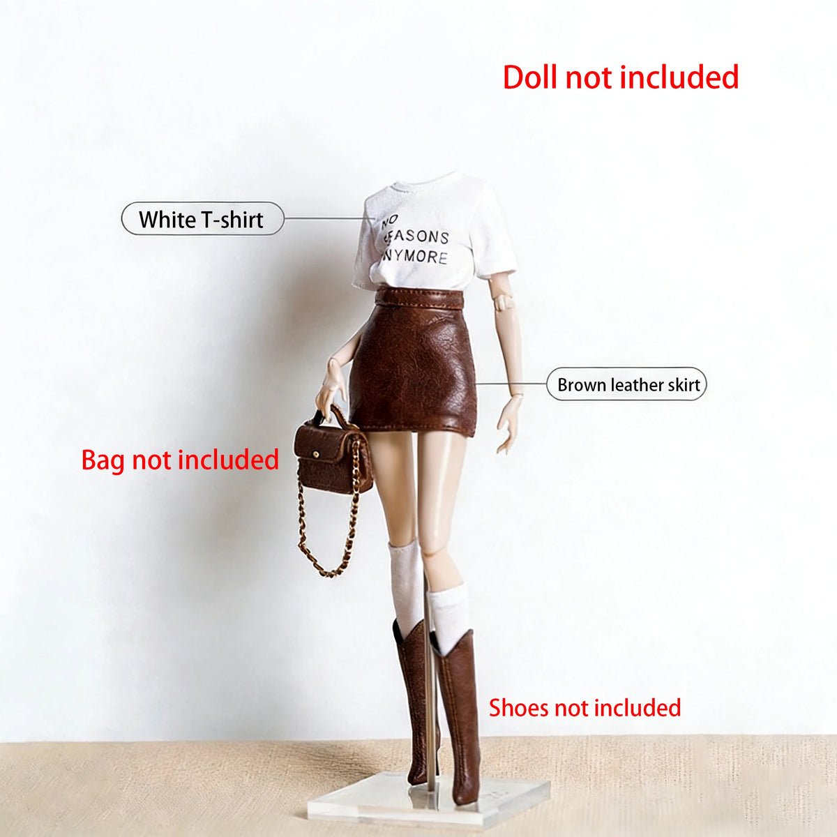 30cm FR Supermodel Clothes Accessories Winter Retro Jacket/Luxury Fur Fashion Classic Trench Coat Set For 1/6 Babi Doll Xianxian