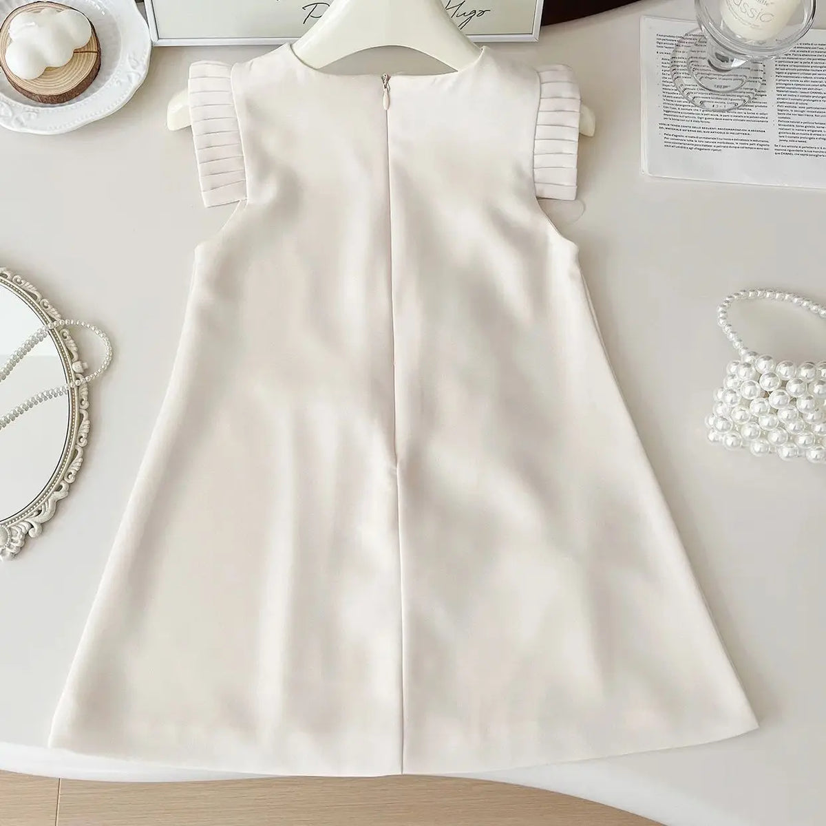 Children's Clothing Summer Casual Baby Girls Outfits Flower Vest Princess Dress For Toddler Kids Wedding Birthday Party Clothes