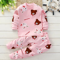 Kids Clothes Children Sets Children's Clothing Boys Girls Cotton Autumn Winter Clothing Pants Sleepwear Underwear Christmas Gift
