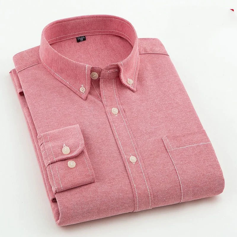 2023 Men's Clothing Spring Summer Autumn Thin Fashion Business Casual Formal Plaid Button Comfortable Turn-down Collar Shirts