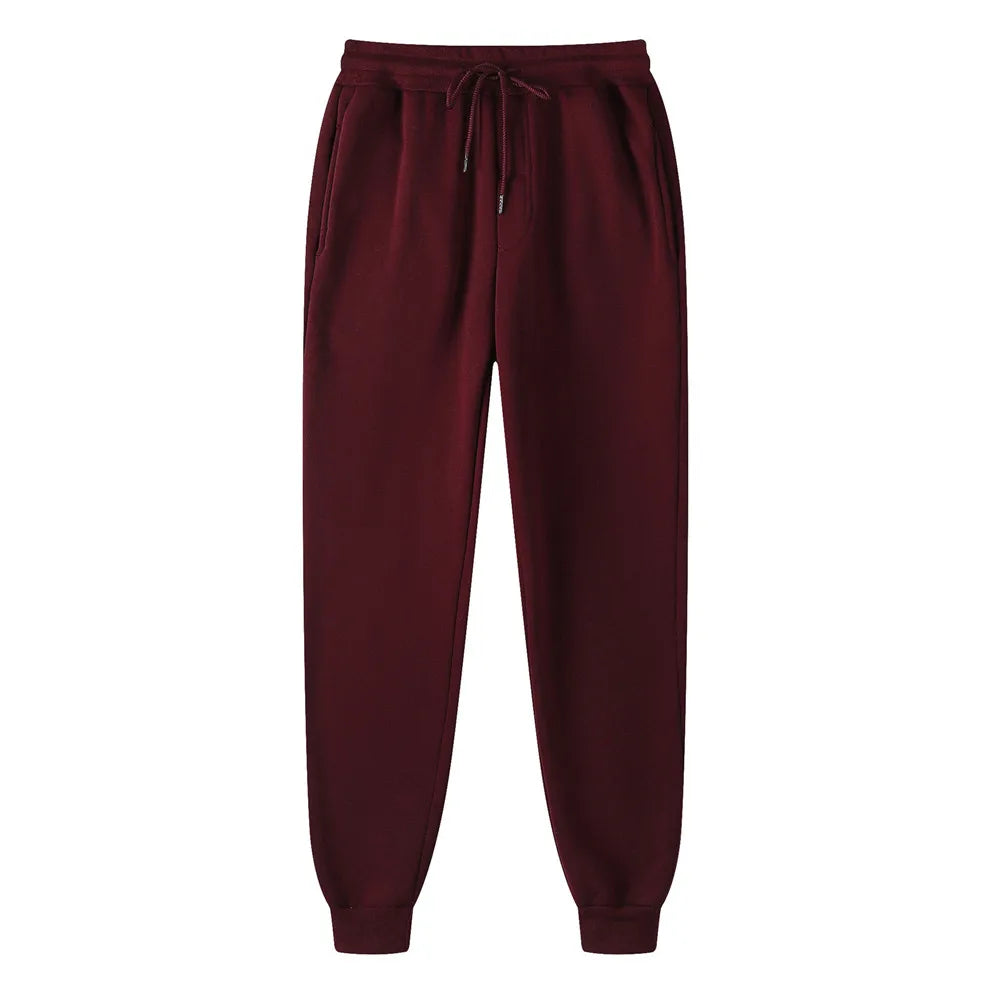 Men Clothing Jogger Pants Men Man Pants for Mens Sweatpants Men's Brushed Gym Women's Winter Trousers Tracksuit Fleece-lined