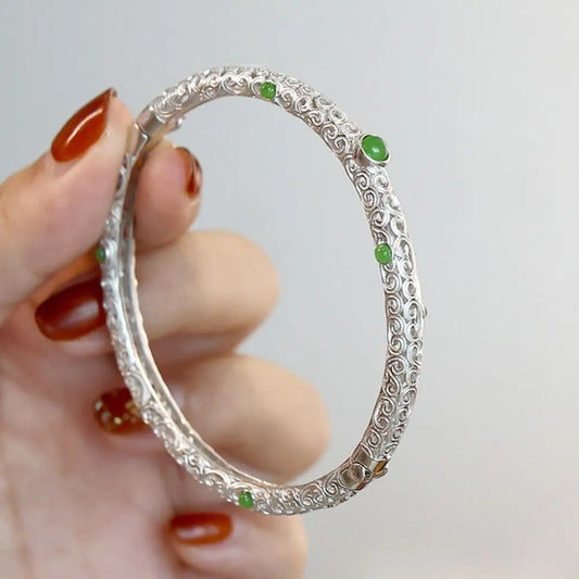 Jewelry Accessories Fashion Bracelet Vintage Ethnic Style Fortune Bracelet Handicraft Luxury Exquisite Hand Bangle Decoration