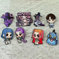Accessory Fashion Jewelry  8pcs Anime Manga Enamel Pins Cute Haired Brooches on Clothes Badge Bag Clothes Cool Woman Men Jewelry