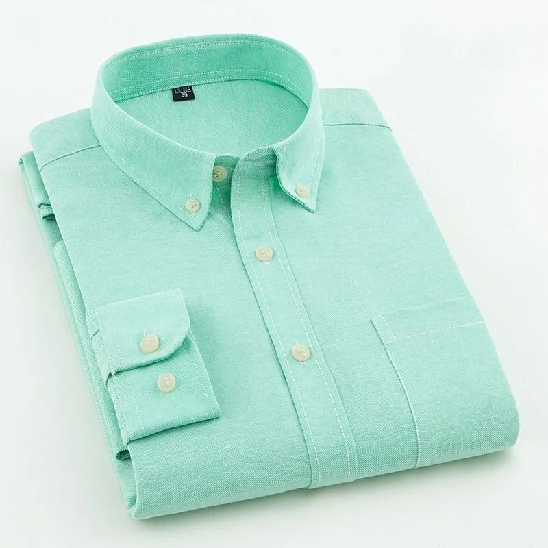 2023 Men's Clothing Spring Summer Autumn Thin Fashion Business Casual Formal Plaid Button Comfortable Turn-down Collar Shirts