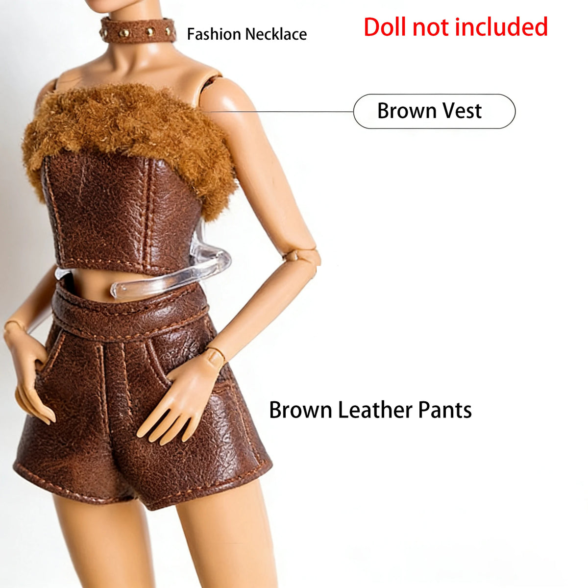 30cm FR Supermodel Clothes Accessories Winter Retro Jacket/Luxury Fur Fashion Classic Trench Coat Set For 1/6 Babi Doll Xianxian