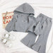 Children's Clothing Sets Hoodie+ Tank Top + Bell-bottoms 3Pcs Sets Kids Clothes Girls Baby Girl Outfit Set Kids Boutique Clothes
