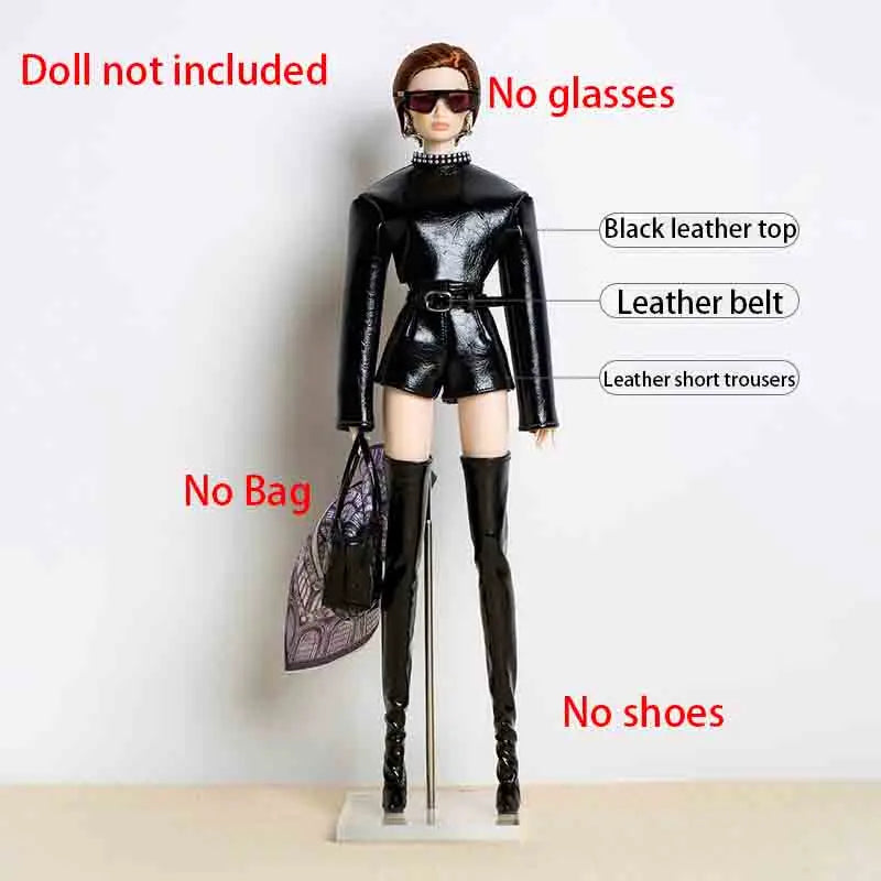 1/6 Doll Clothes Accessories Trendy Street Style Xianxian Supermodel COOL GIRL3 Cool Modern Girl Clothes For 30cm Babi Dress Up