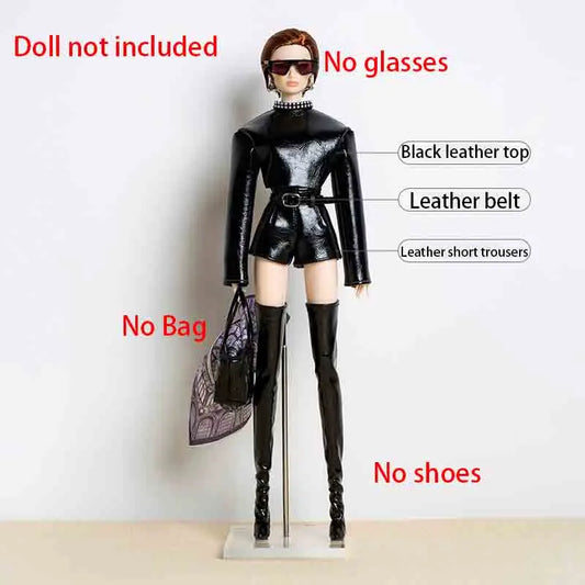 1/6 Doll Clothes Accessories Trendy Street Style Xianxian Supermodel COOL GIRL3 Cool Modern Girl Clothes For 30cm Babi Dress Up