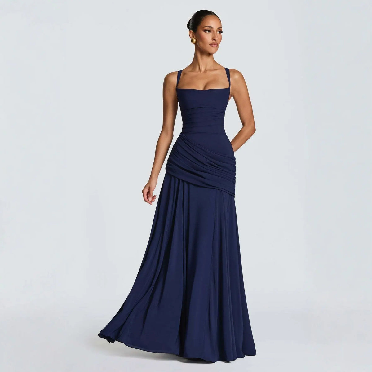 Elegant Sleeveless Flared Dress Belle & Voile