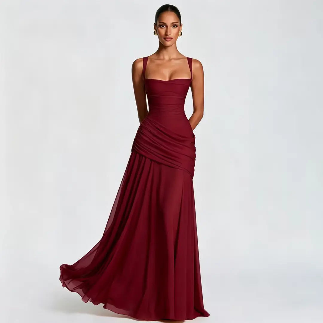 Elegant Sleeveless Flared Dress Belle & Voile