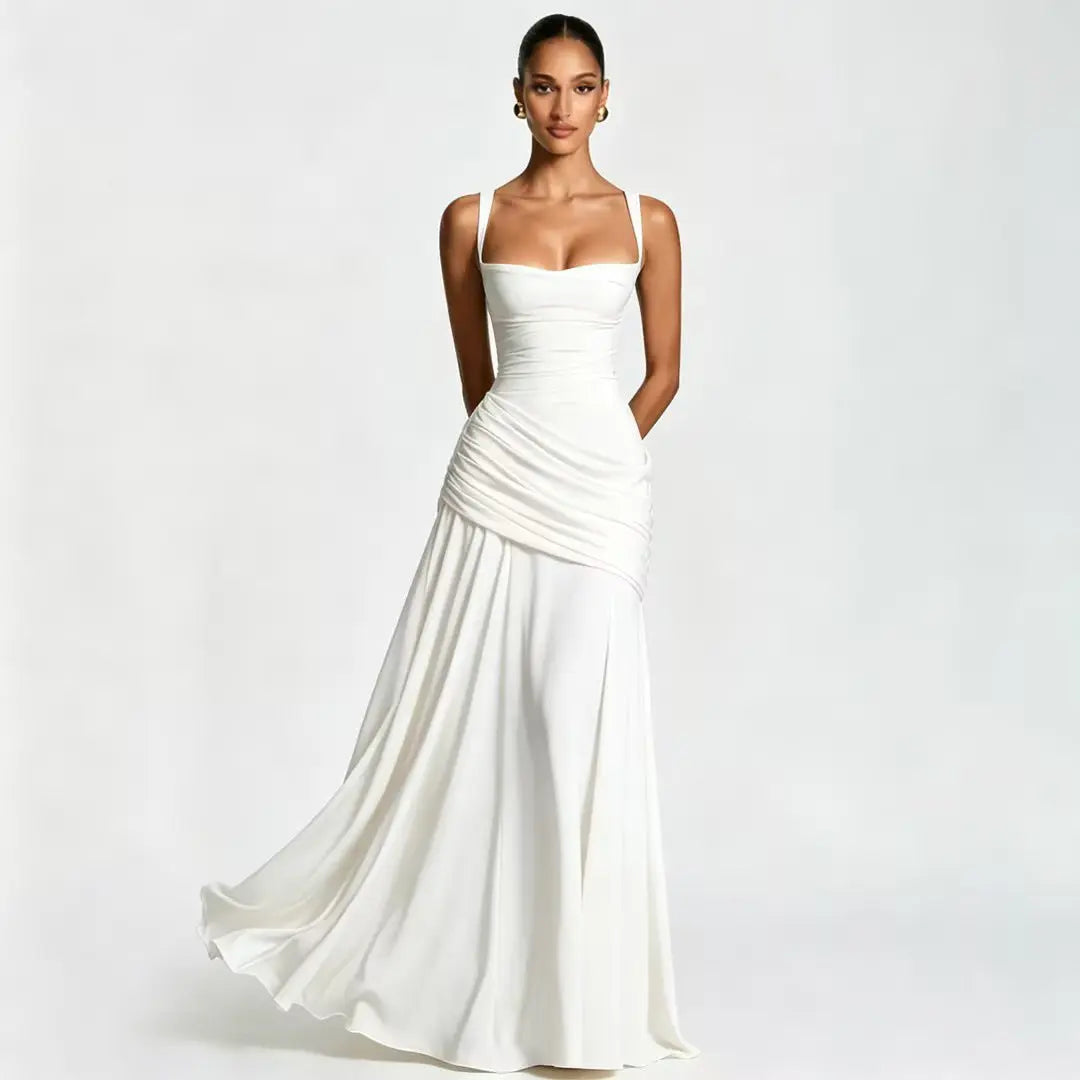 Elegant Sleeveless Flared Dress Belle & Voile